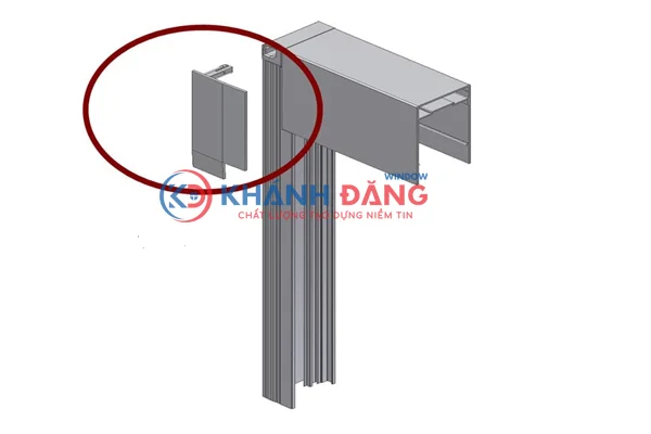 Phần khung của cửa lưới chống muỗi
