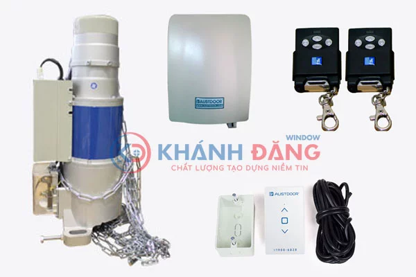 bộ tời cửa cuốn nan nhôm austdoor