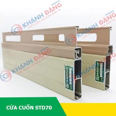 Cửa Cuốn Khe Thoáng Nan Nhôm STD70