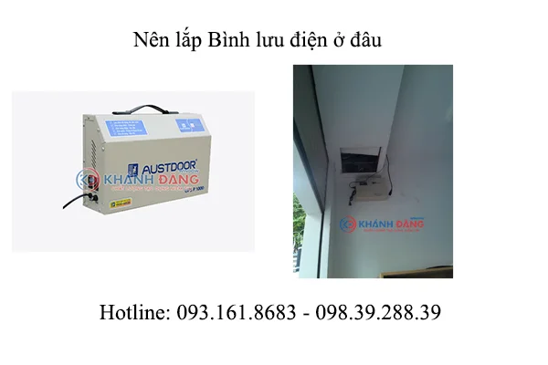 Hướng dẫn sử dụng bình lưu điện cửa cuốn đúng cách