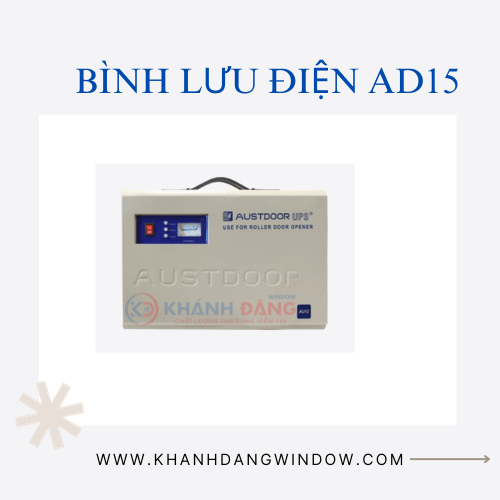 Bình lưu điện cửa cuốn AD15