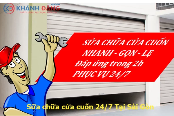 Sữa chữa cửa cuốn 24/7 Tại Sài Gòn