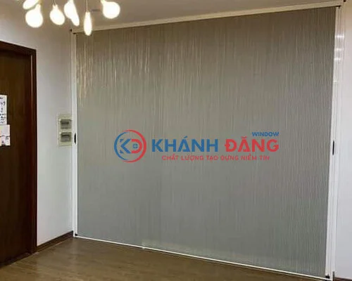 Vách ngăn phòng bằng rèm tổ ong