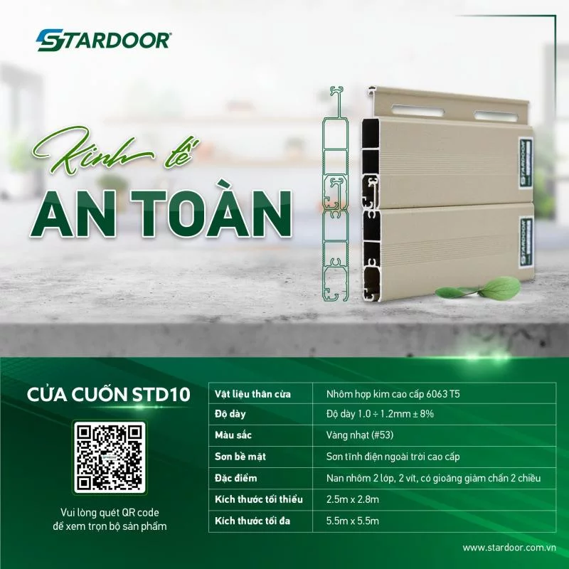 Cửa Cuốn Stardoor STD10