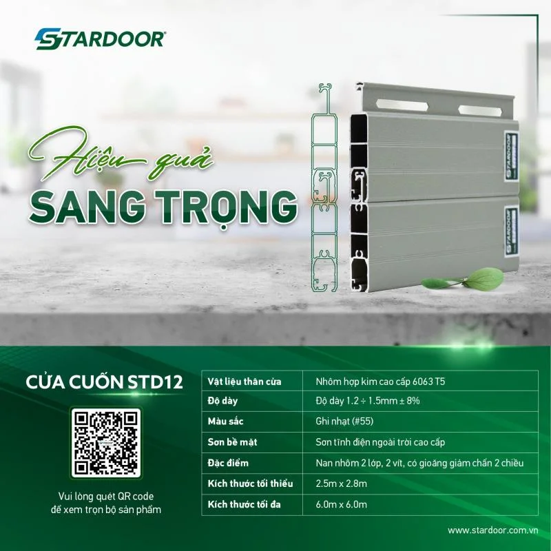 Cửa Cuốn Stardoor STD12