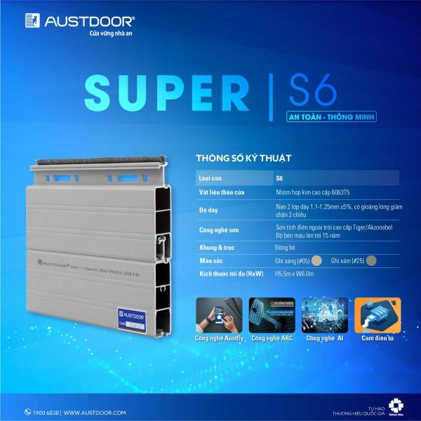 Cửa cuốn nan nhôm Austdoor S6