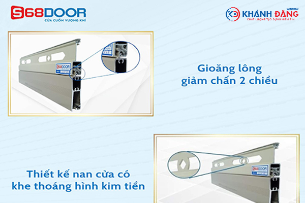 Bảng Giá Cửa Cuốn Nan Nhôm S68