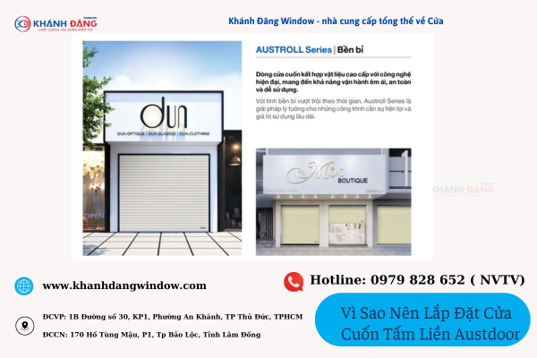 Dòng Cửa Tấm Liền Austdoor