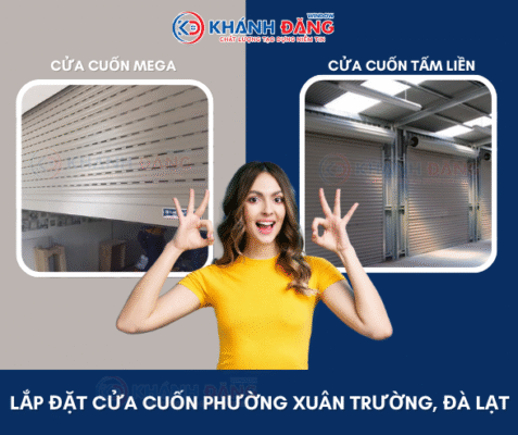 Lắp đặt cửa cuốn tại phường Xuân Trường Đà Lạt