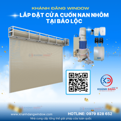 Lắp Đặt Cửa Cuốn Nan Nhôm Tại Bảo Lộc