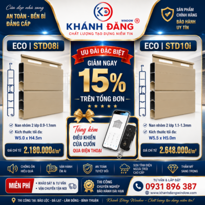 Cửa Cuốn Nhôm Khe Thoáng Tại Bảo Lộc