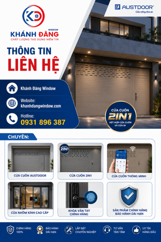 Địa Chỉ Lắp Đặt Cửa Cuốn Austdoor Uy Tín Tại TPHCM, Lâm Đồng