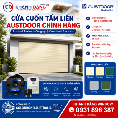 Cửa Cuốn Tấm Liền Austdoor Tại Bảo Lộc