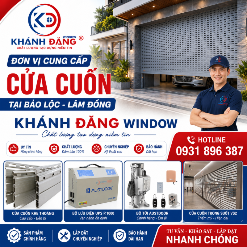 Lắp Đặt Cửa Cuốn Tại Bảo Lộc - Lâm Đồng